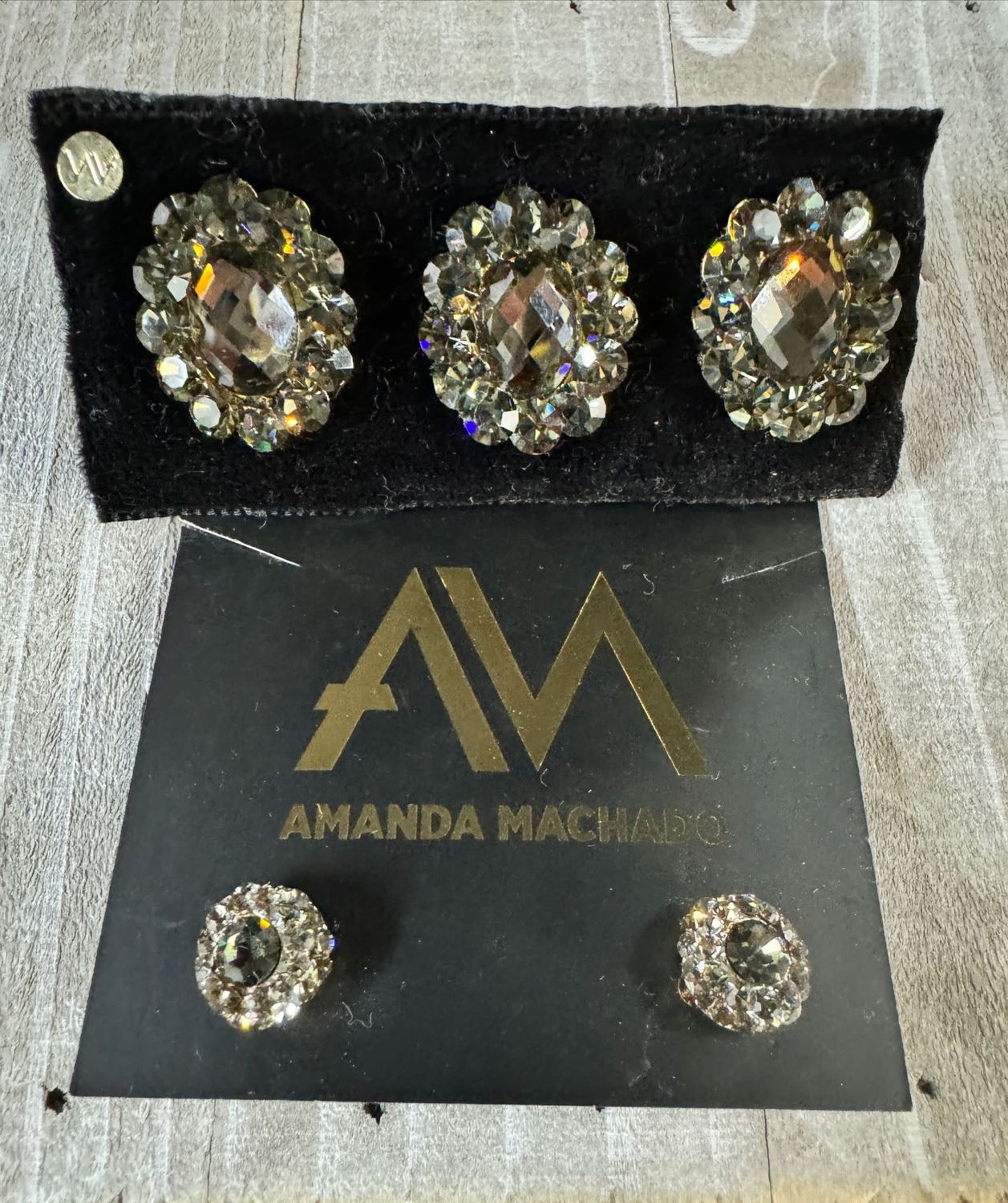 Hair Buckle and earrings