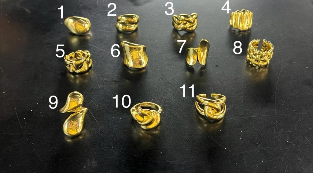 ADJUSTABLE GOLD RING