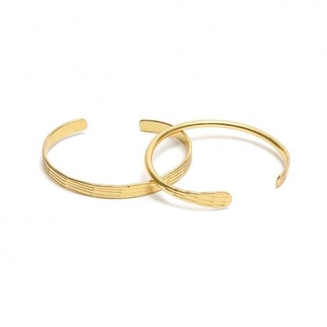 STRIPED RANGE BRACELET SET 2 PCS