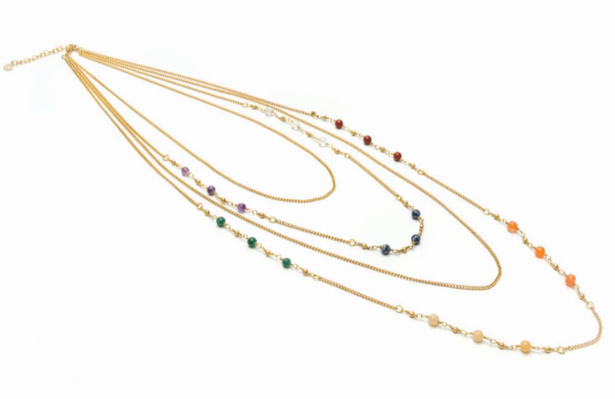 Collana Catene multicolor