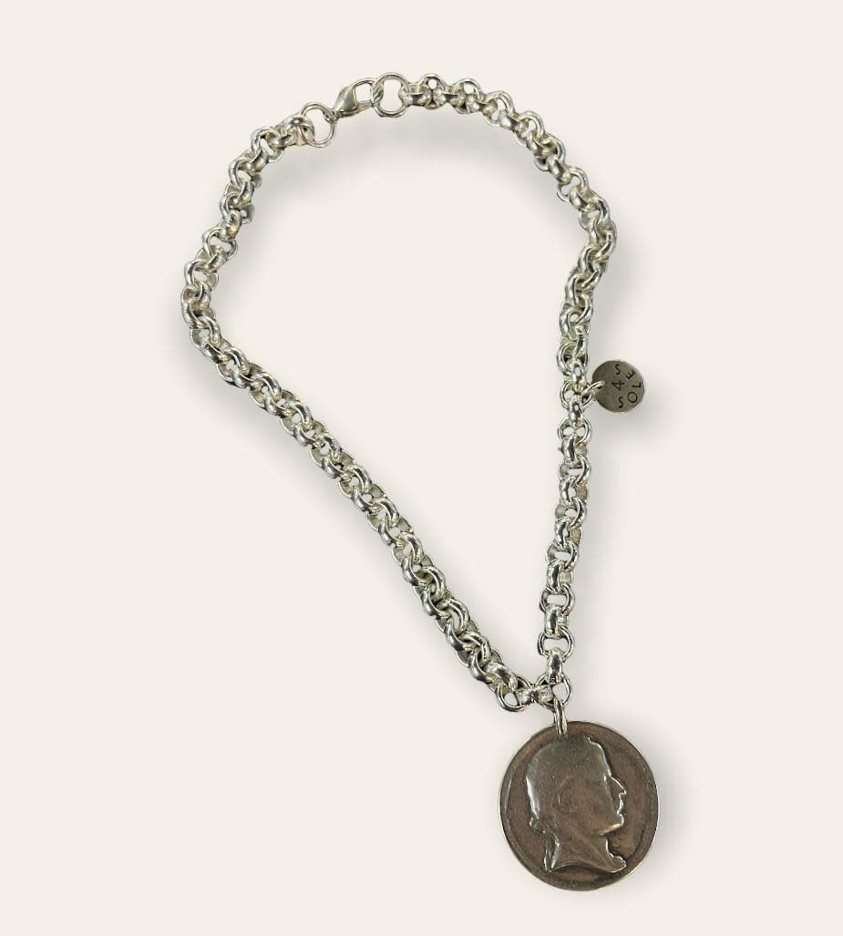 one coin 4 Soles necklace