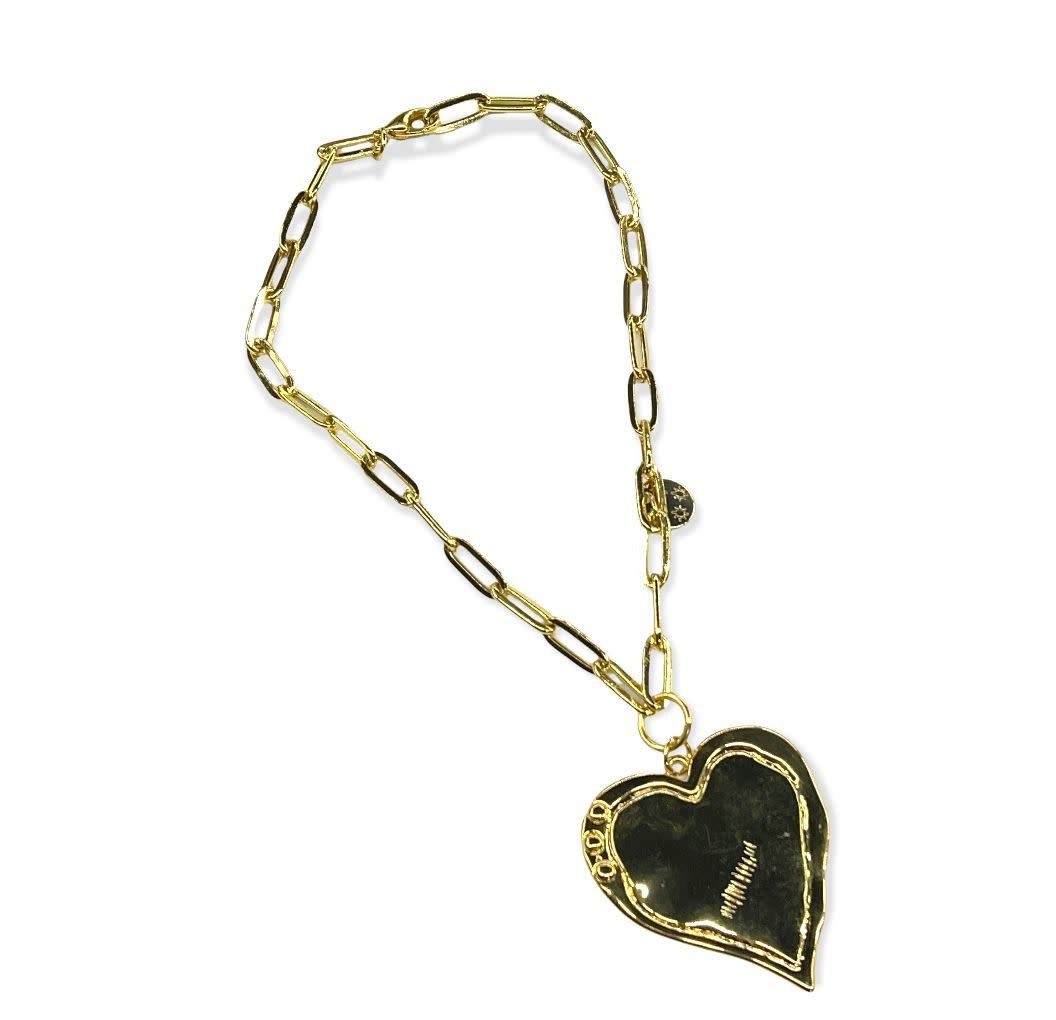 Big Heart Necklace by 4 Soles