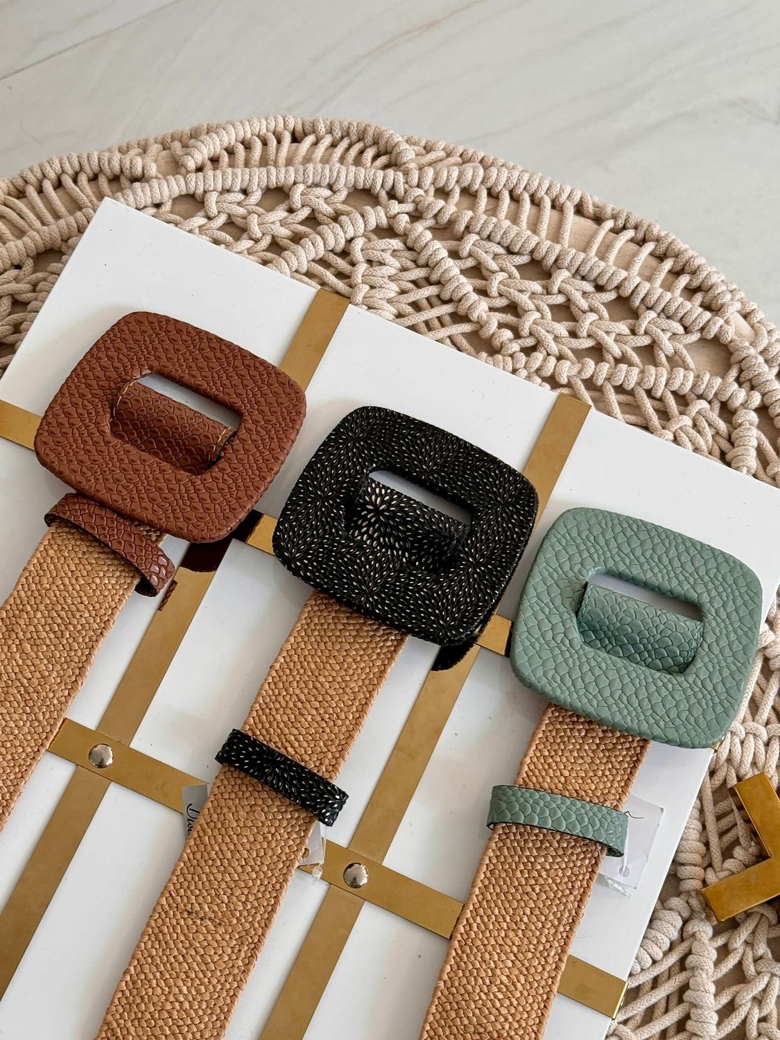 Elastic leather Belts 3