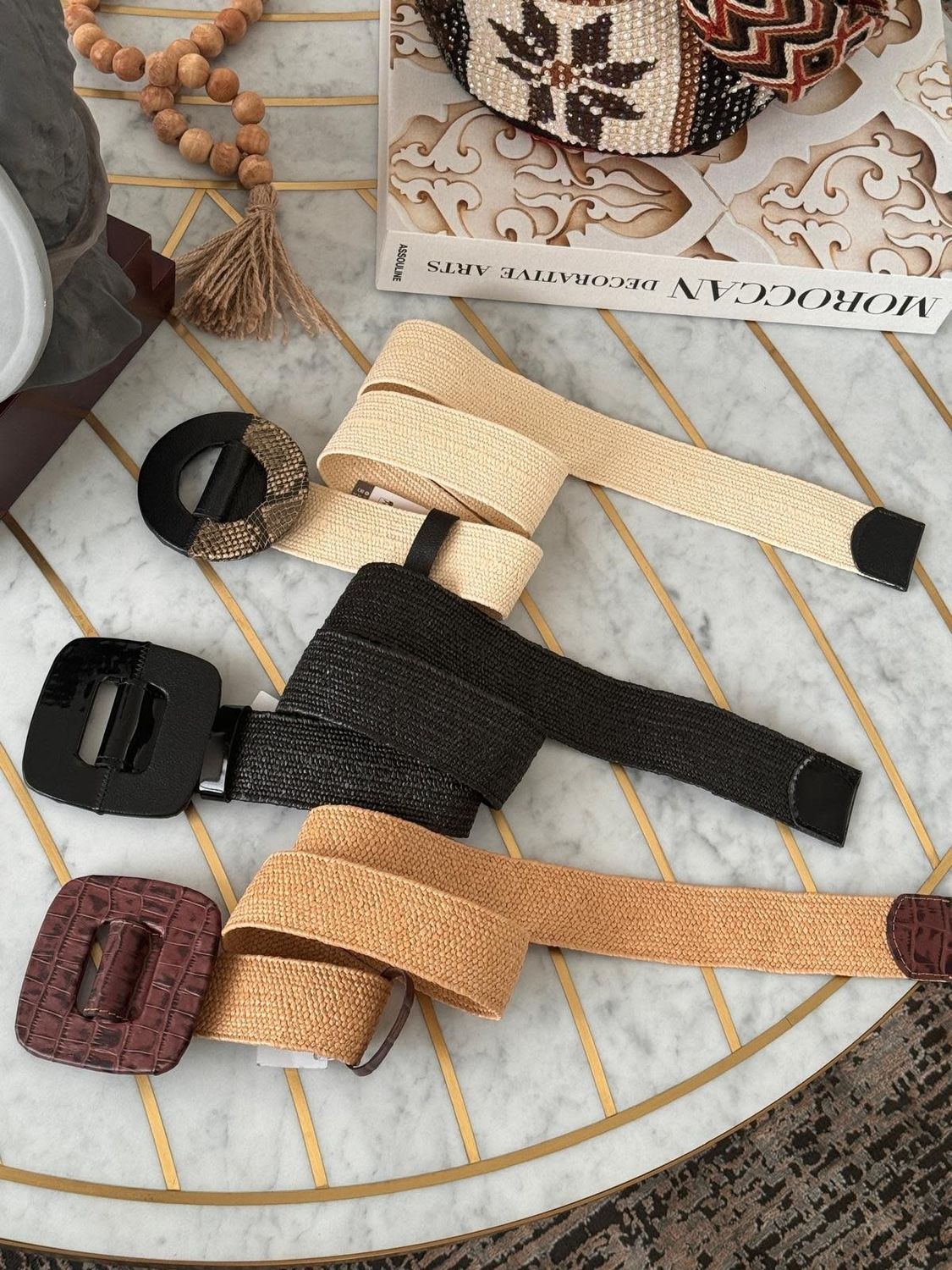 Leather Elastic Belt