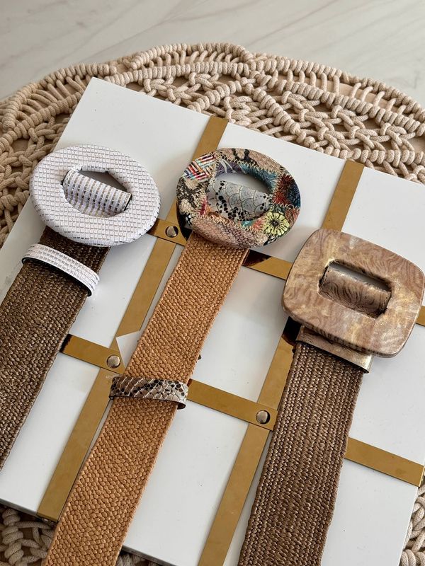 Elastic leather Belts 2 