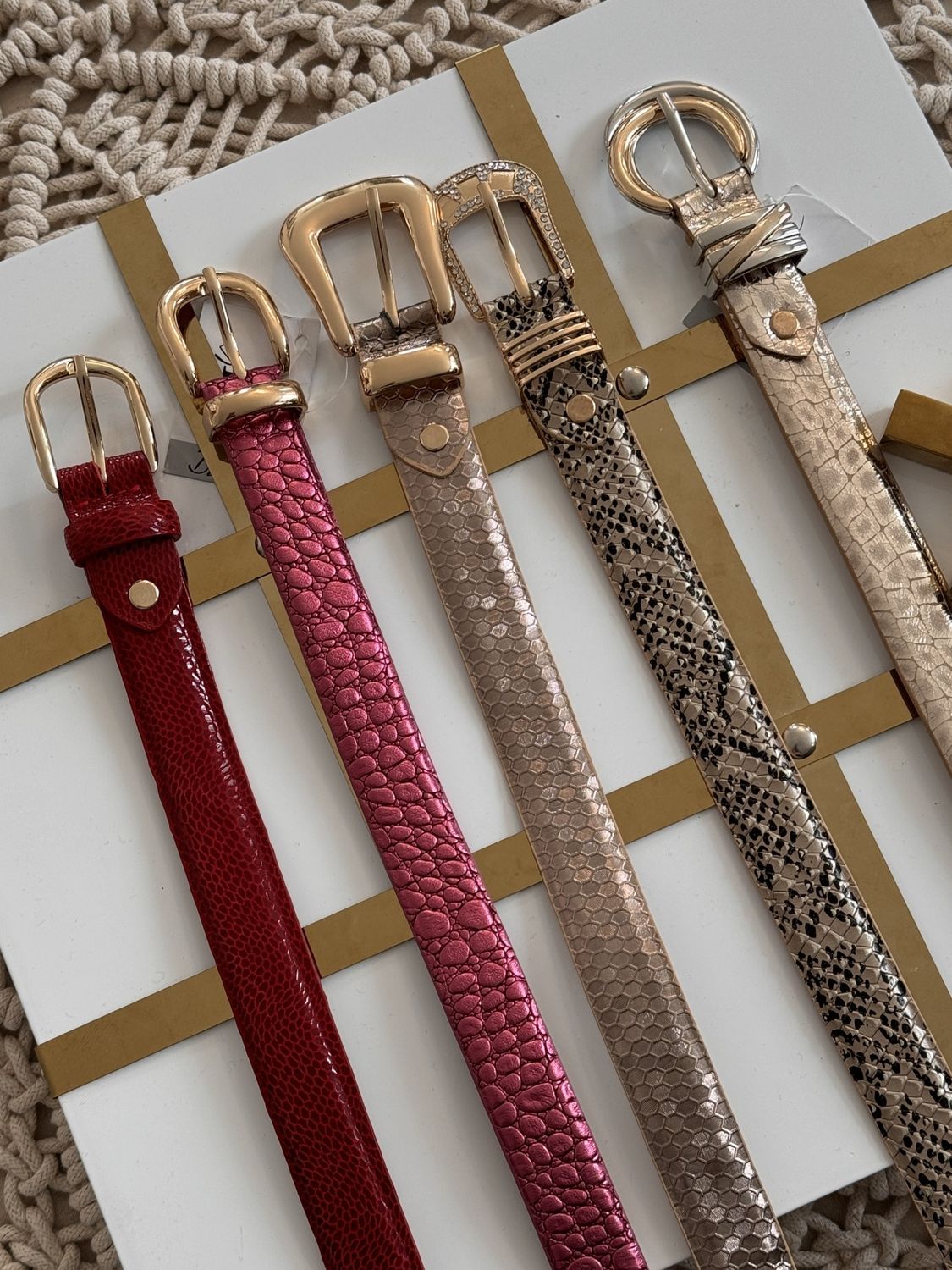 Whisper leather belt