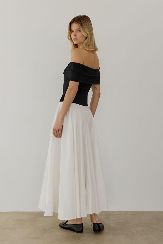 Black &amp; White Cotton Dress