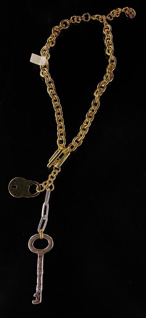 Key Lock Necklace