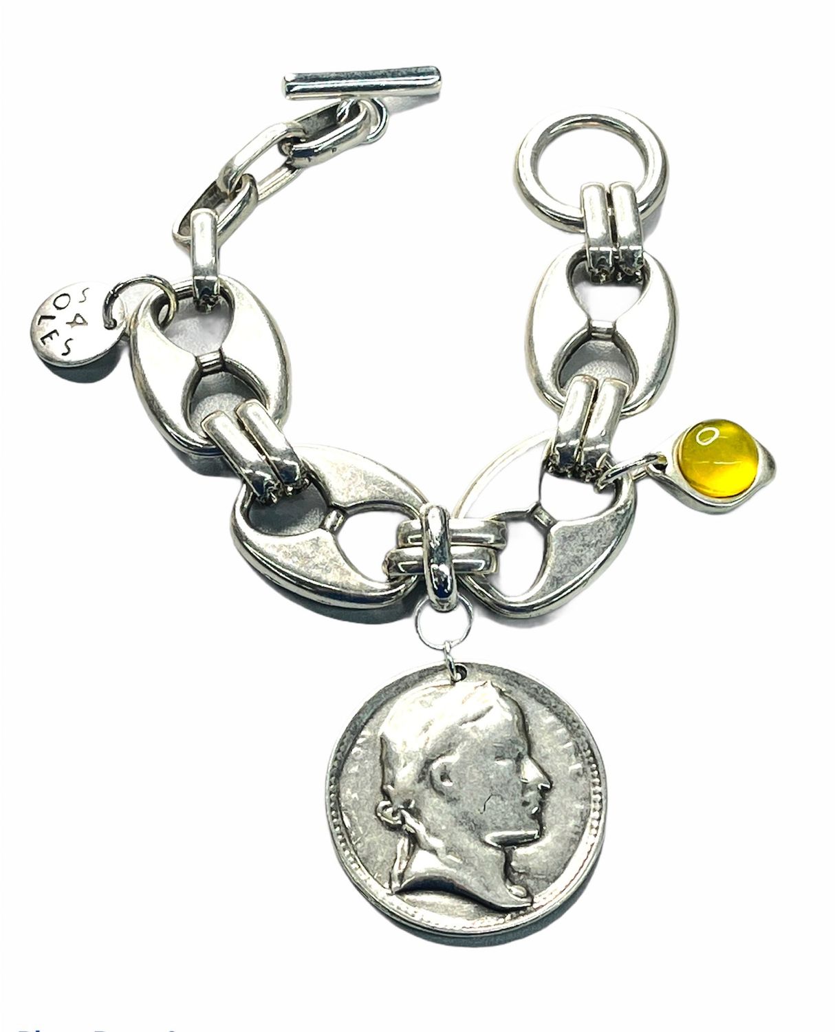 Big Mariner Coin Bracelet by 4 Soles