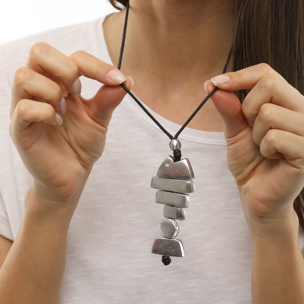 AL04219 - PENDANT POISSON 6 PIECES N.M.