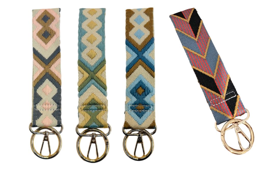 Diamond Pattern keychain/celular belt