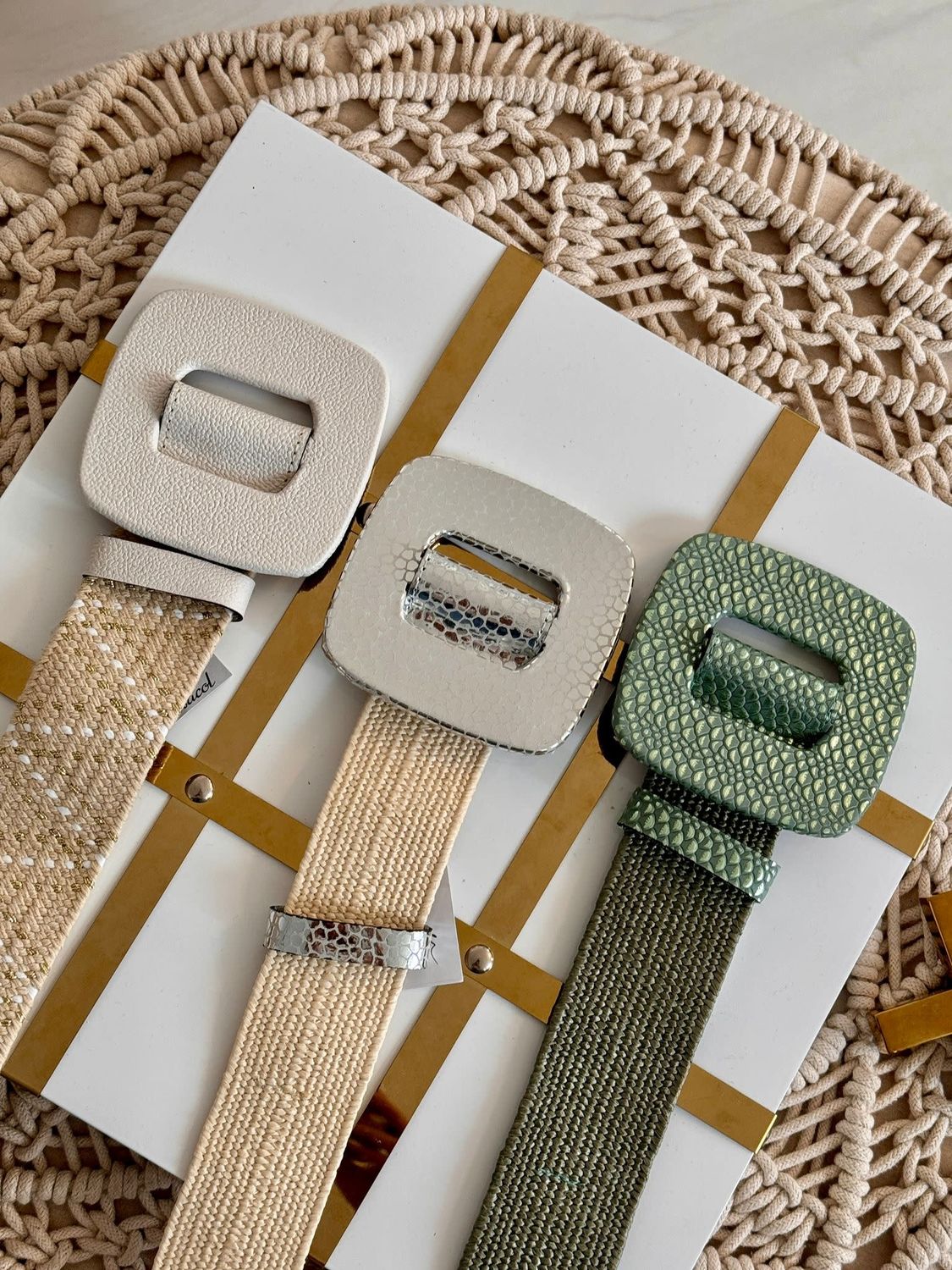 Elastic Leather Belts 1 