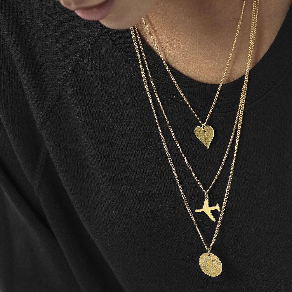 dd04020 NECKLACE 3 LAYERED TRAVEL