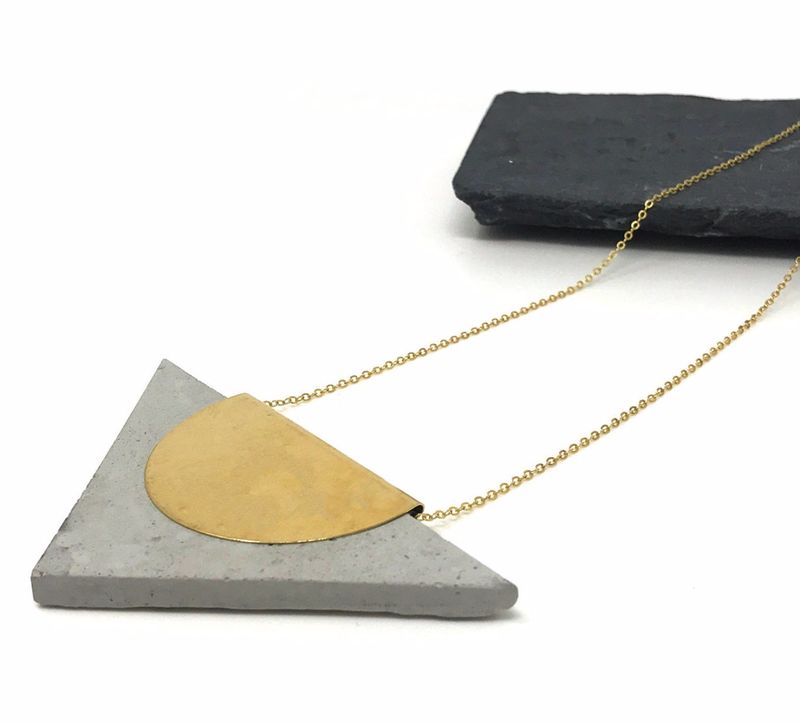 Concrete Long Necklace 5
