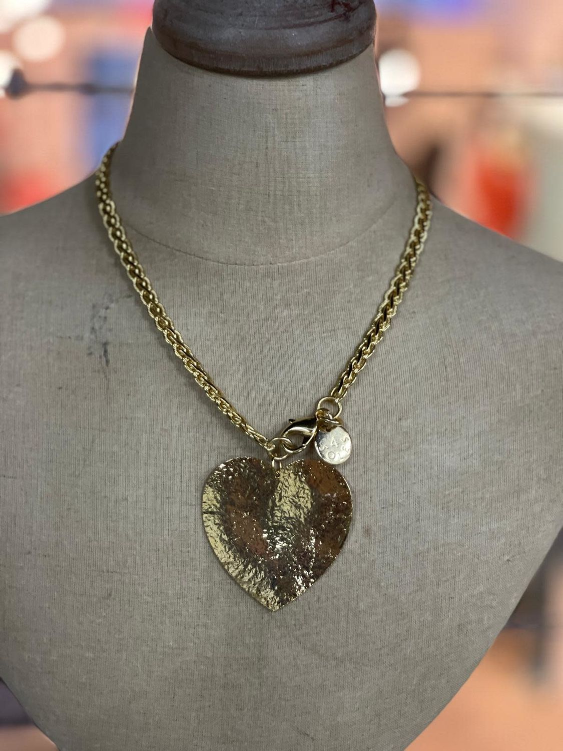 Big Heart Necklace by 4 Soles