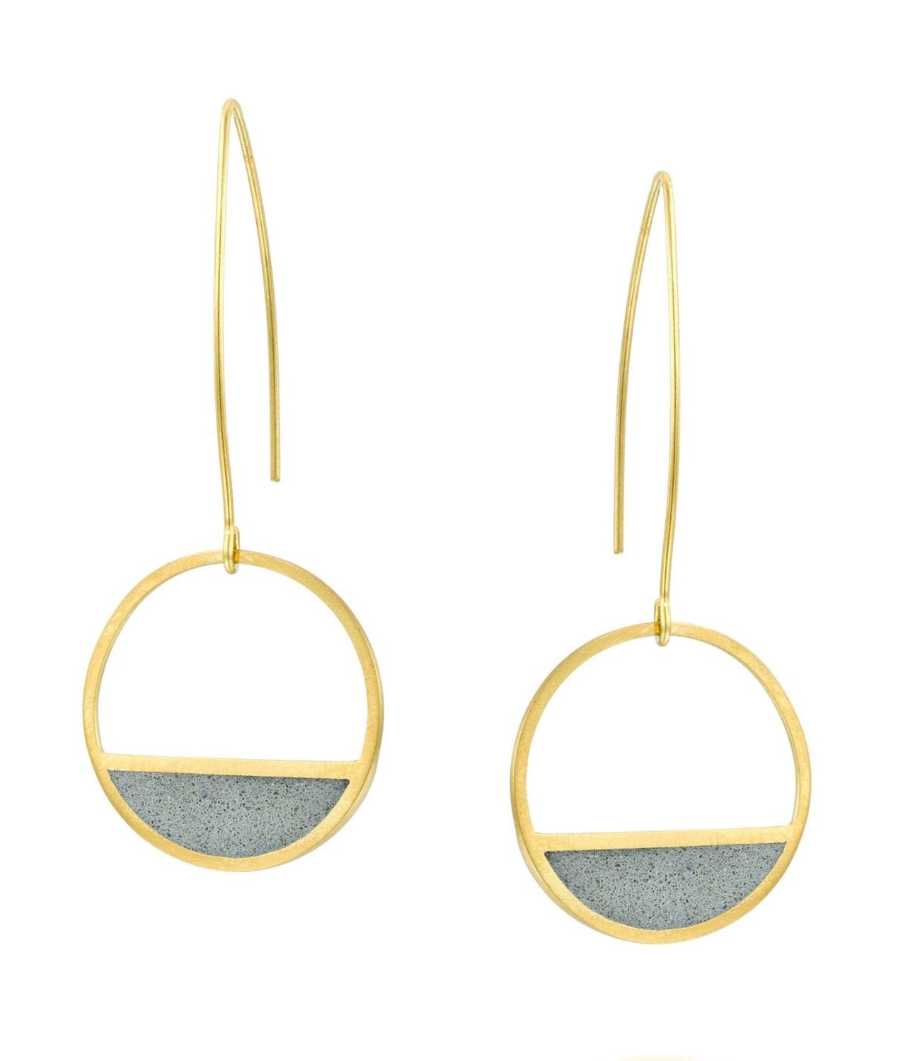 Concrete earrings 1