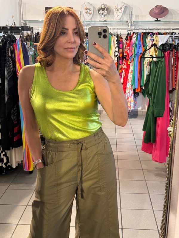 Metallic  Tank Top(more Colors)