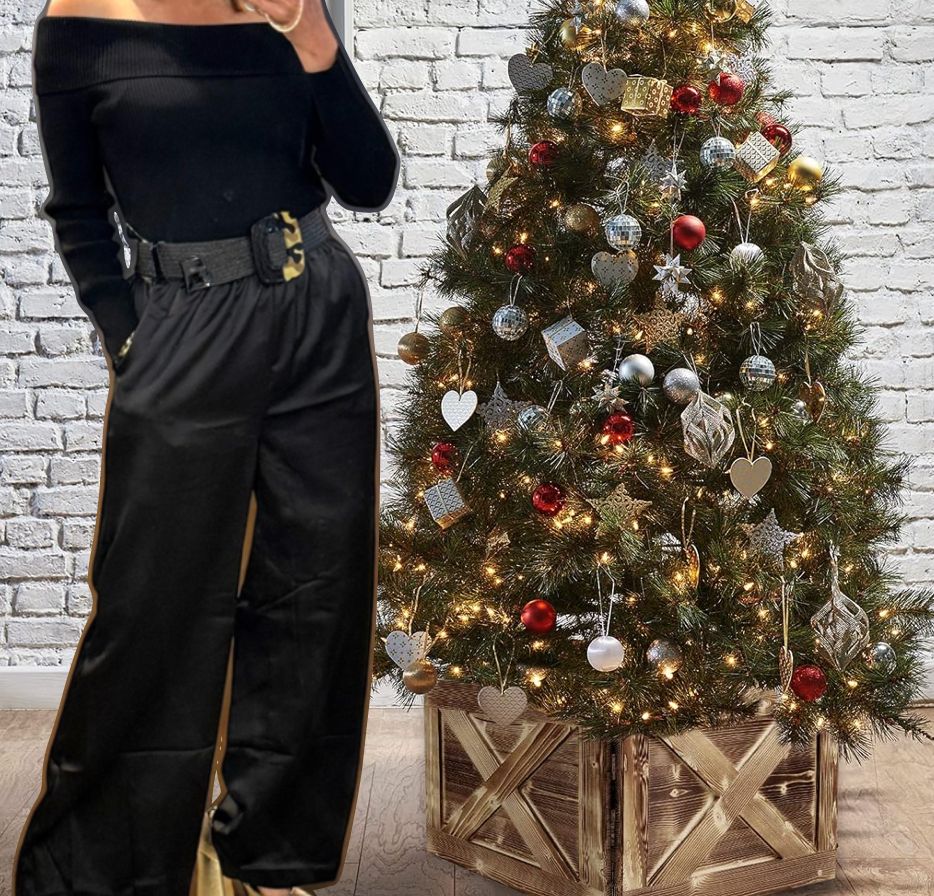 Off Shoulder Black Jumpsuit
