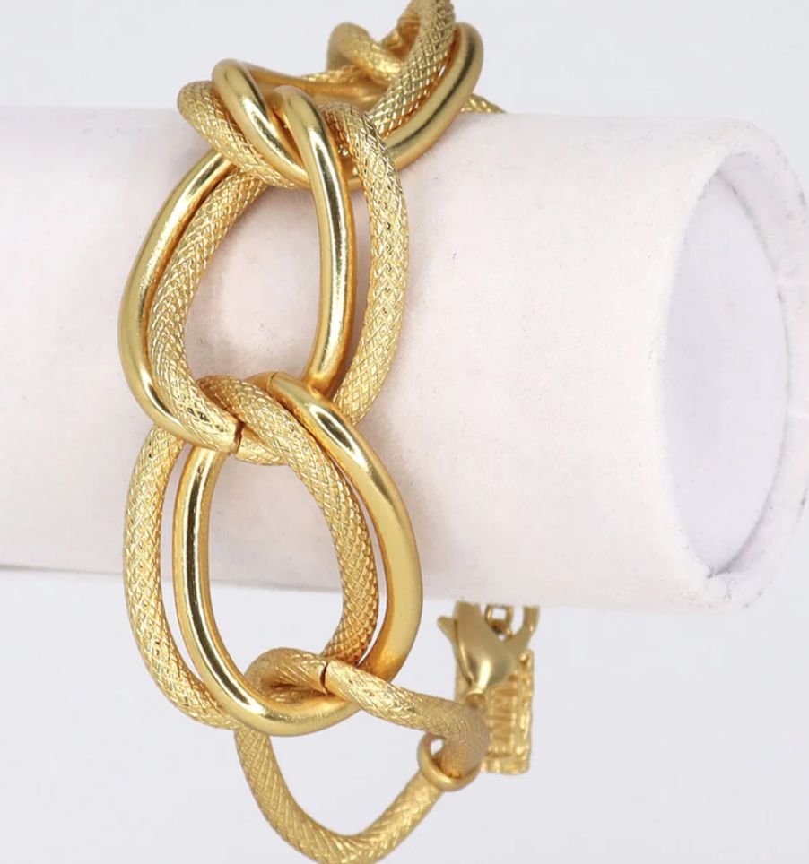 DOUBLE LINK STATEMENT Bracelet