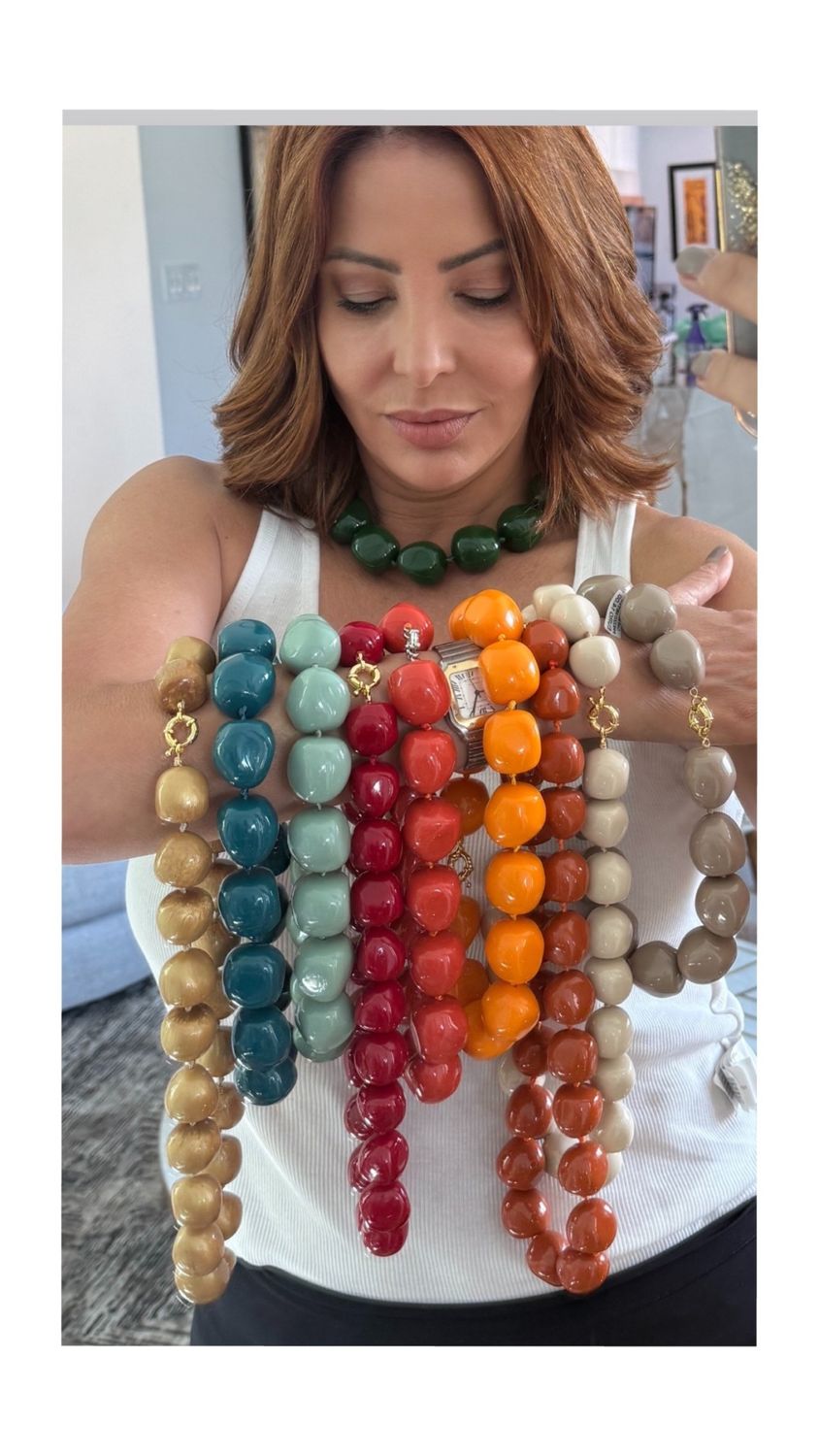 Vibrant Beaded Necklace Collection