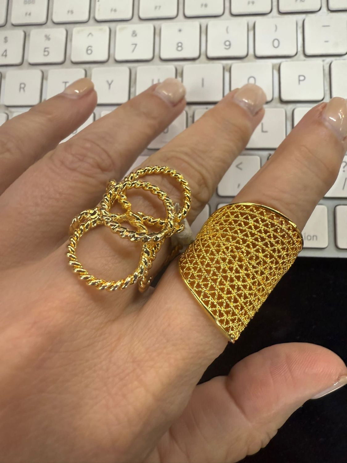Adjustable Gold ring