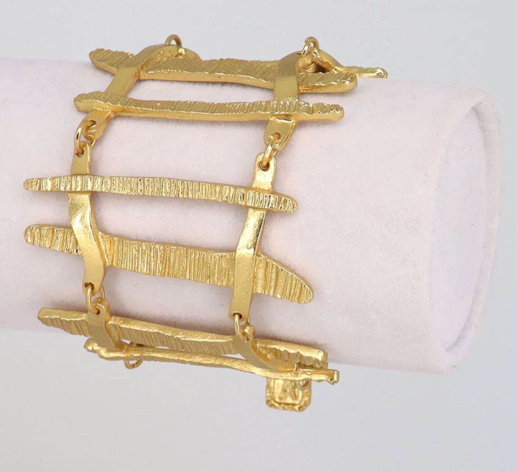 Polished irregular spikes Bracelet