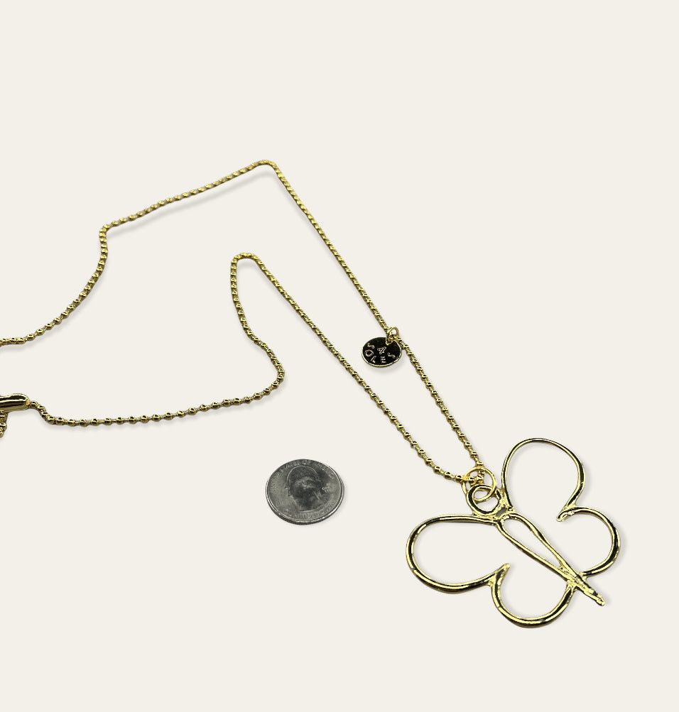 Butterfly necklace by 4 soles