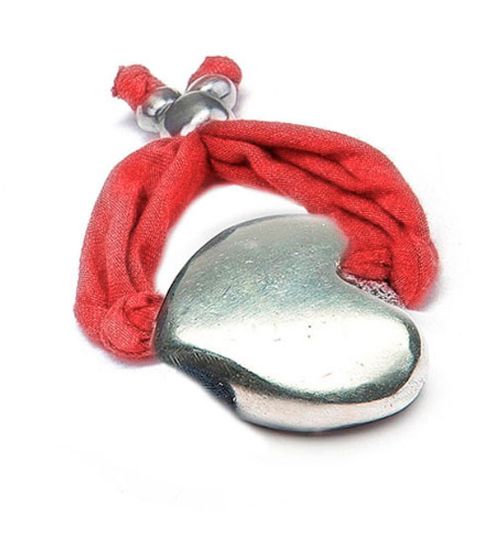 BRACCIALE JERSEY COEUR AL13019 rosso