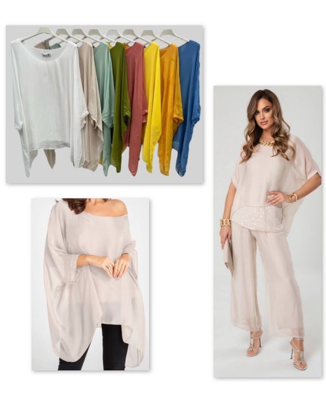 Flow silk Blouse one size 