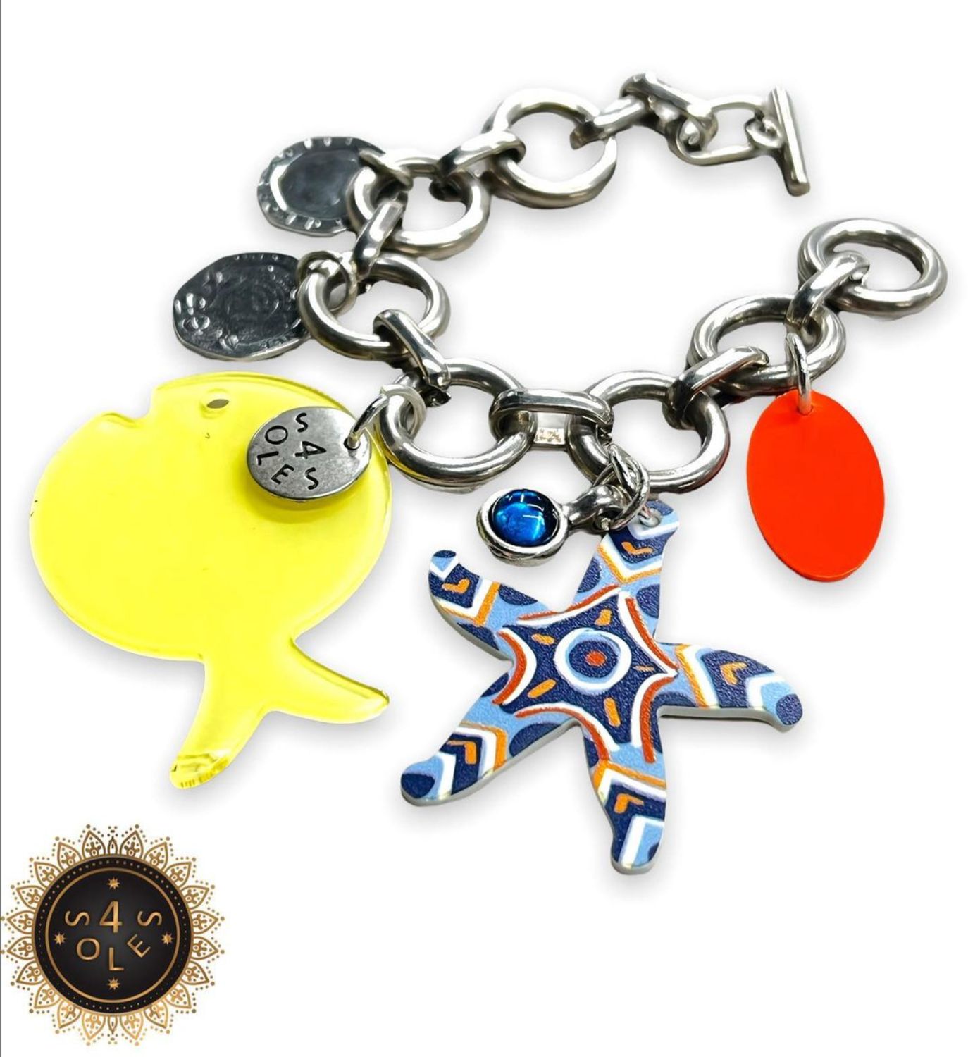 Big /star Fish 4 soles Bracelet