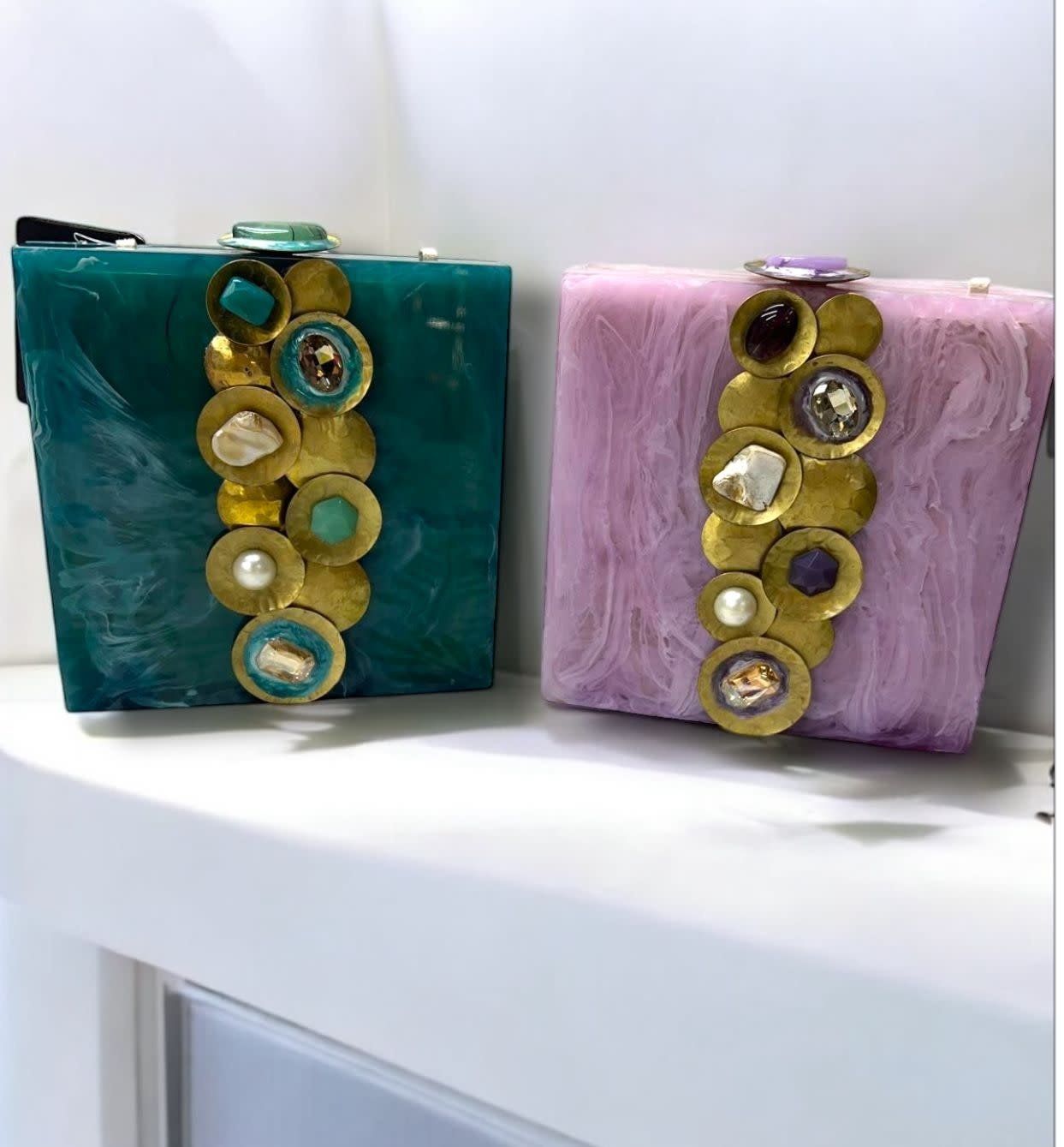 Gemstone  Orbit Clutch