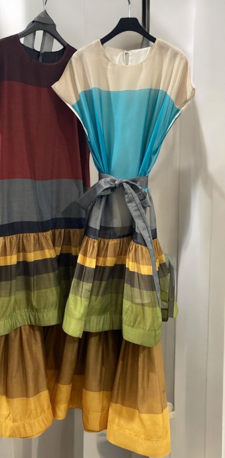 Sunset Stripes Dress