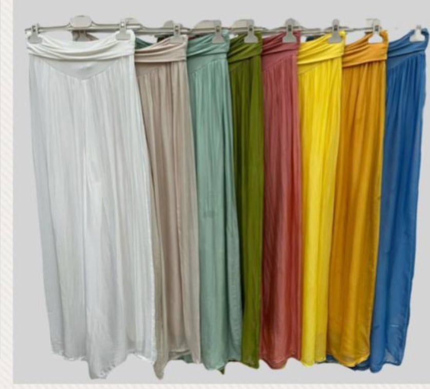 Flow silk pants  one size 