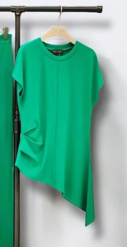 Kelly Green Top by Gracia