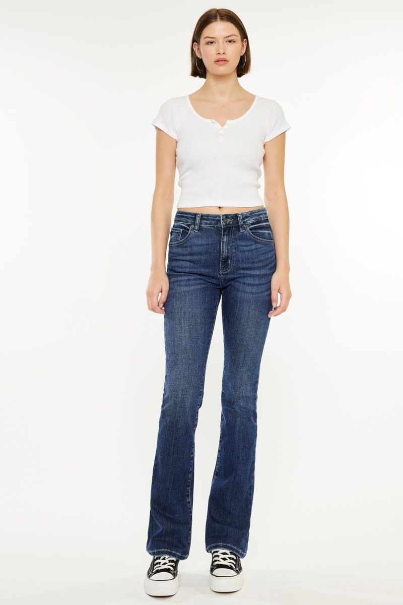  HIGH RISE SKINNY BOOTCUT JEANS