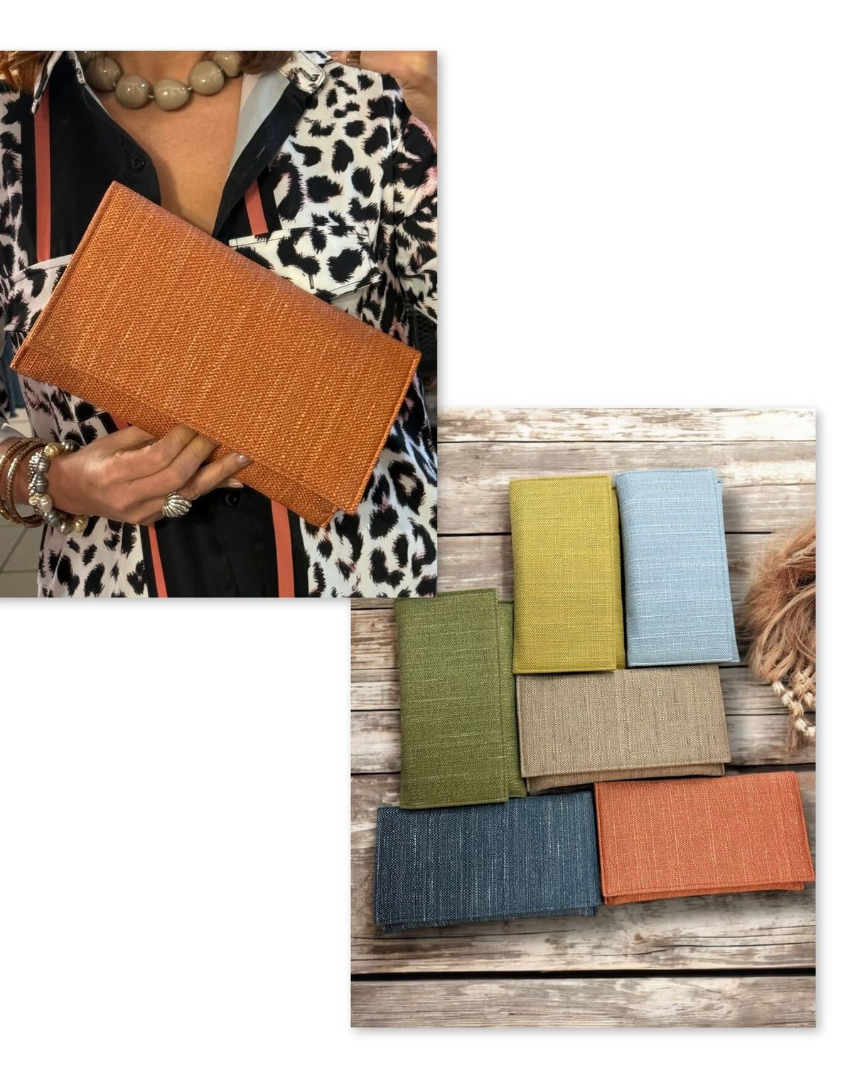 Essential Woven Clutch