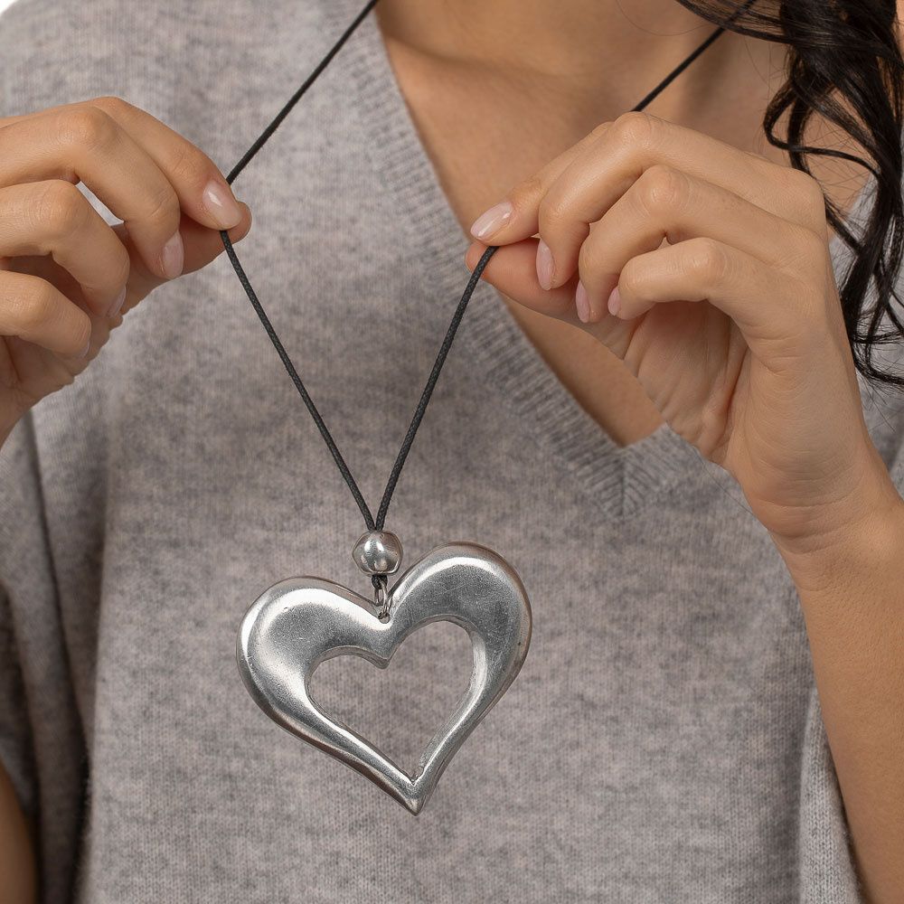 AL04237/PENDENTIF COEUR À TROU SPÉCIAL