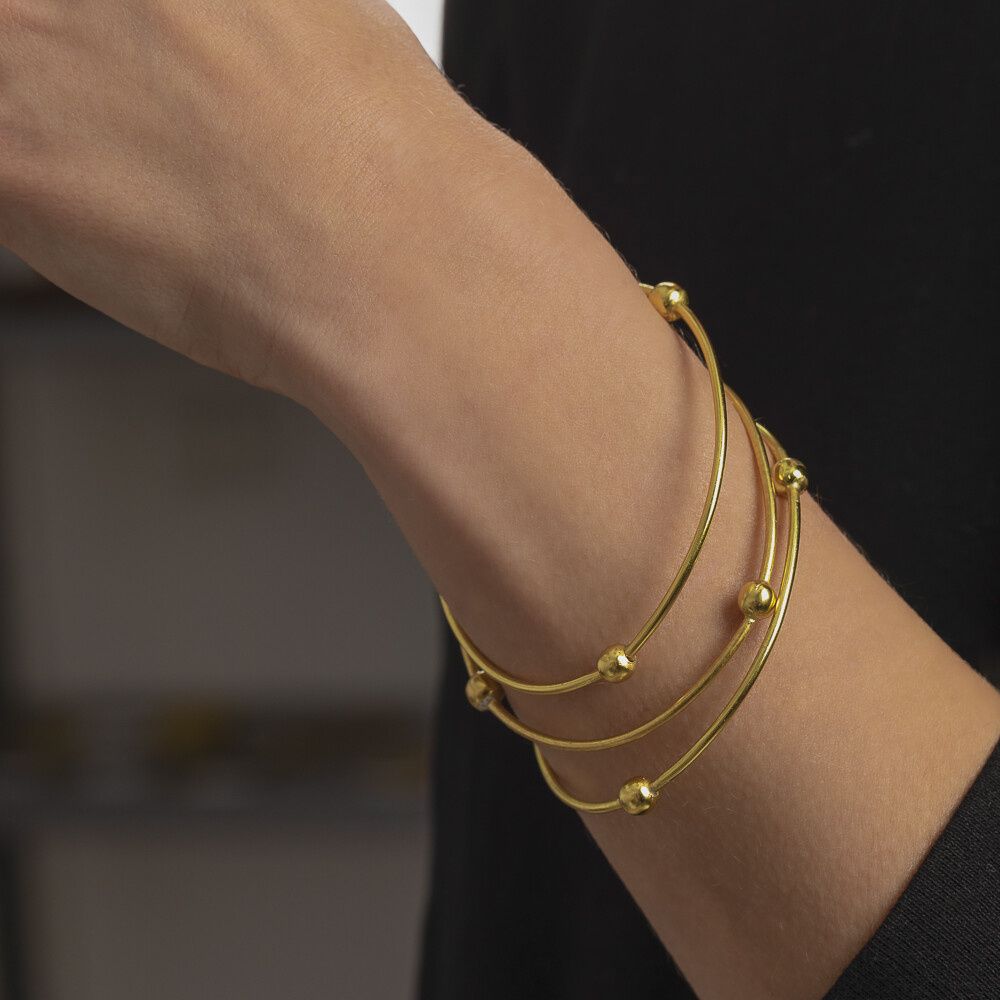 dd11105 3 BANGLES OVALI SFERE