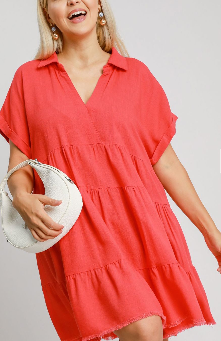 Sunny Breeze tiered mini dress