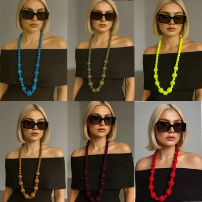 Color Pop Beads 40” neck