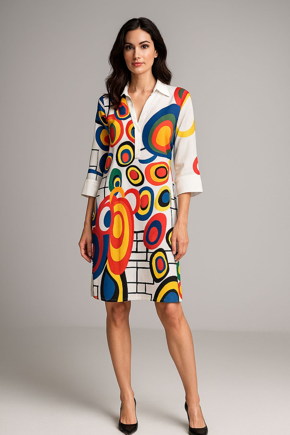 Retro Pop Tunic Dress