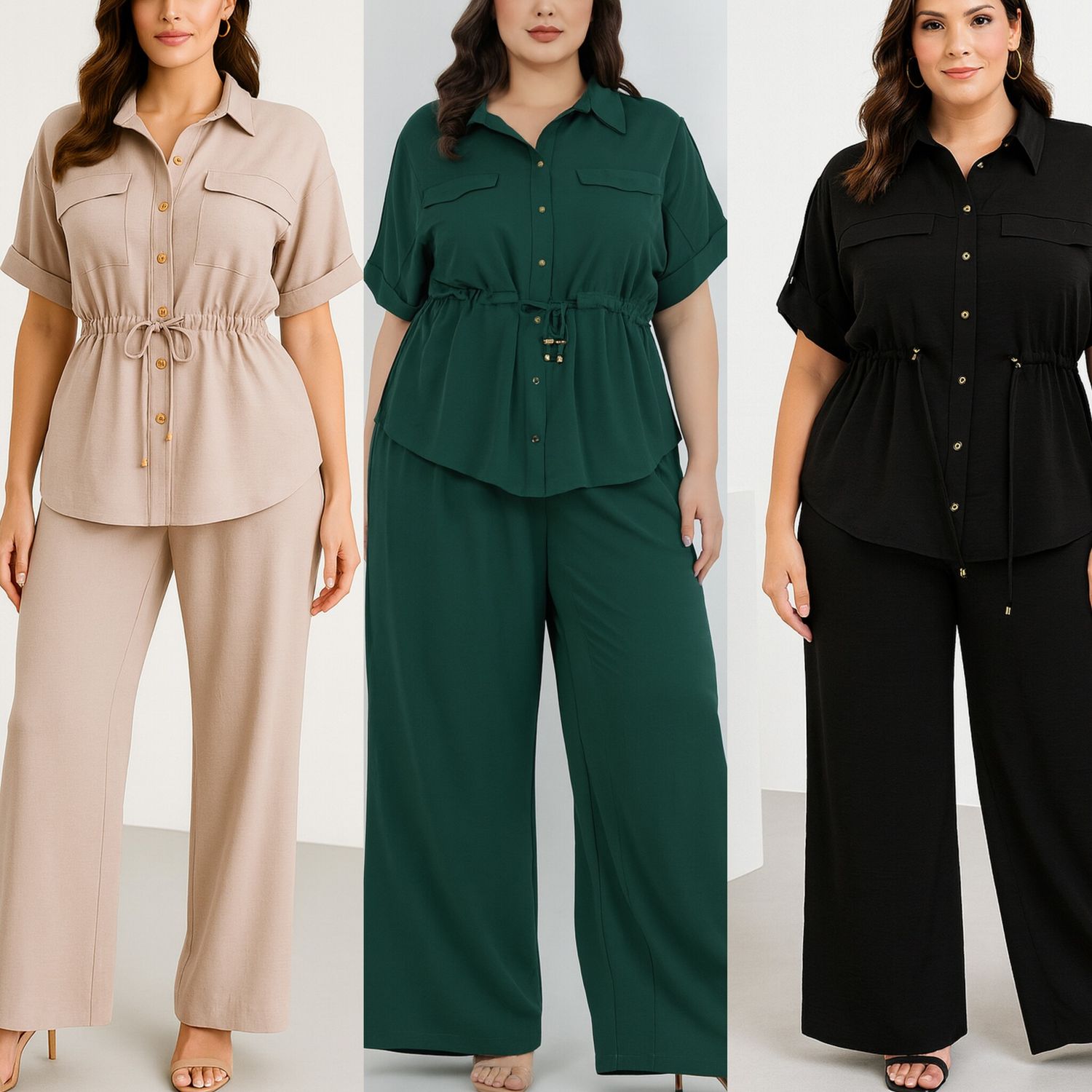Short sleeve Blouse &amp; Pants