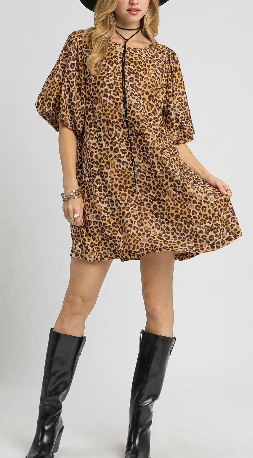 Leopard Print Dress