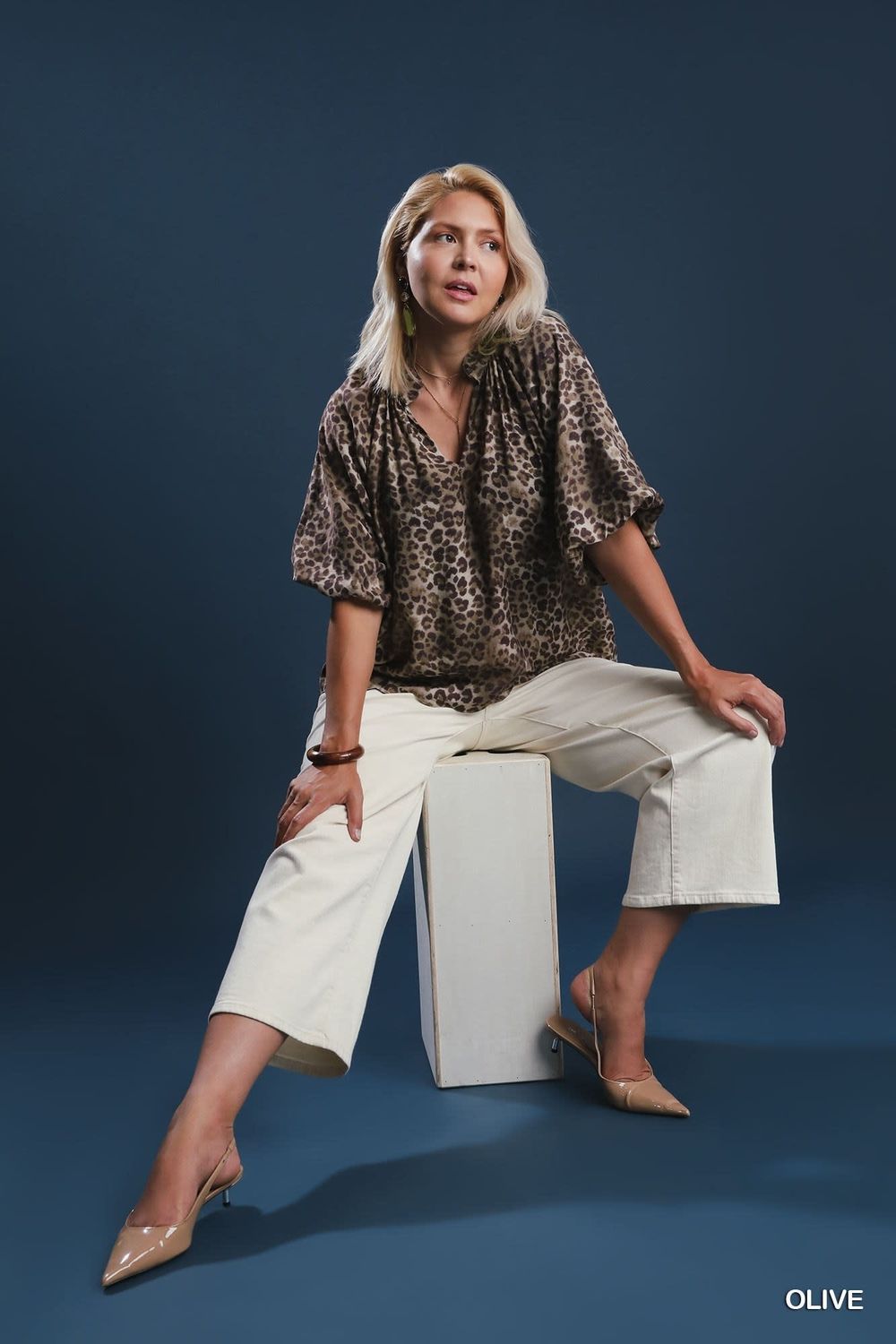 Leopard Print Blouse