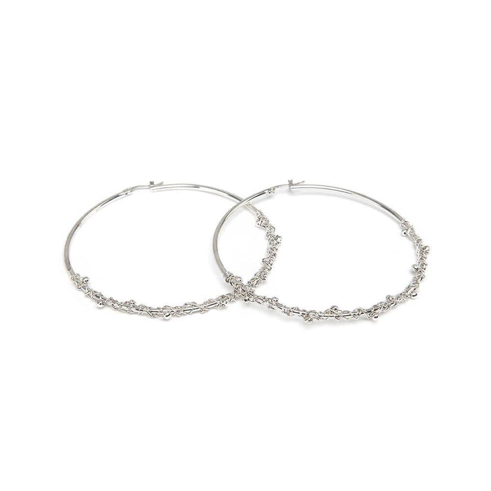 ORECCHINI MAXI CERCHIO MICRO SFERE SET 4PZ MI3067