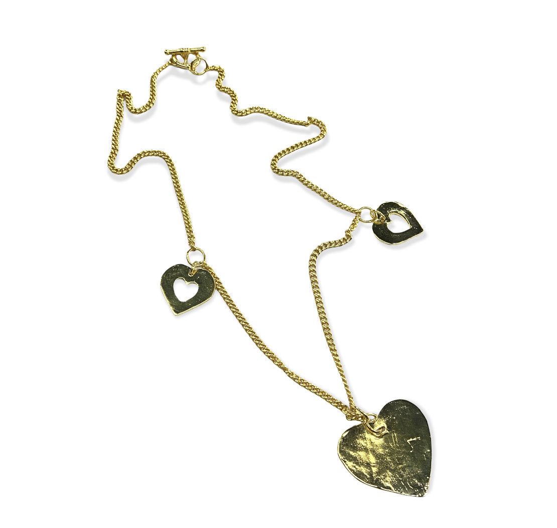 3 heart necklace