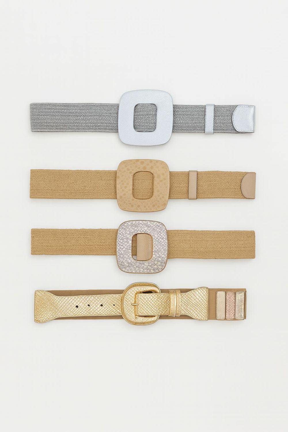 Leather metallic Belt