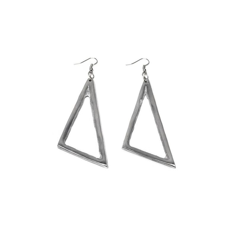Al17359/Boucles Triangle À Trou Special