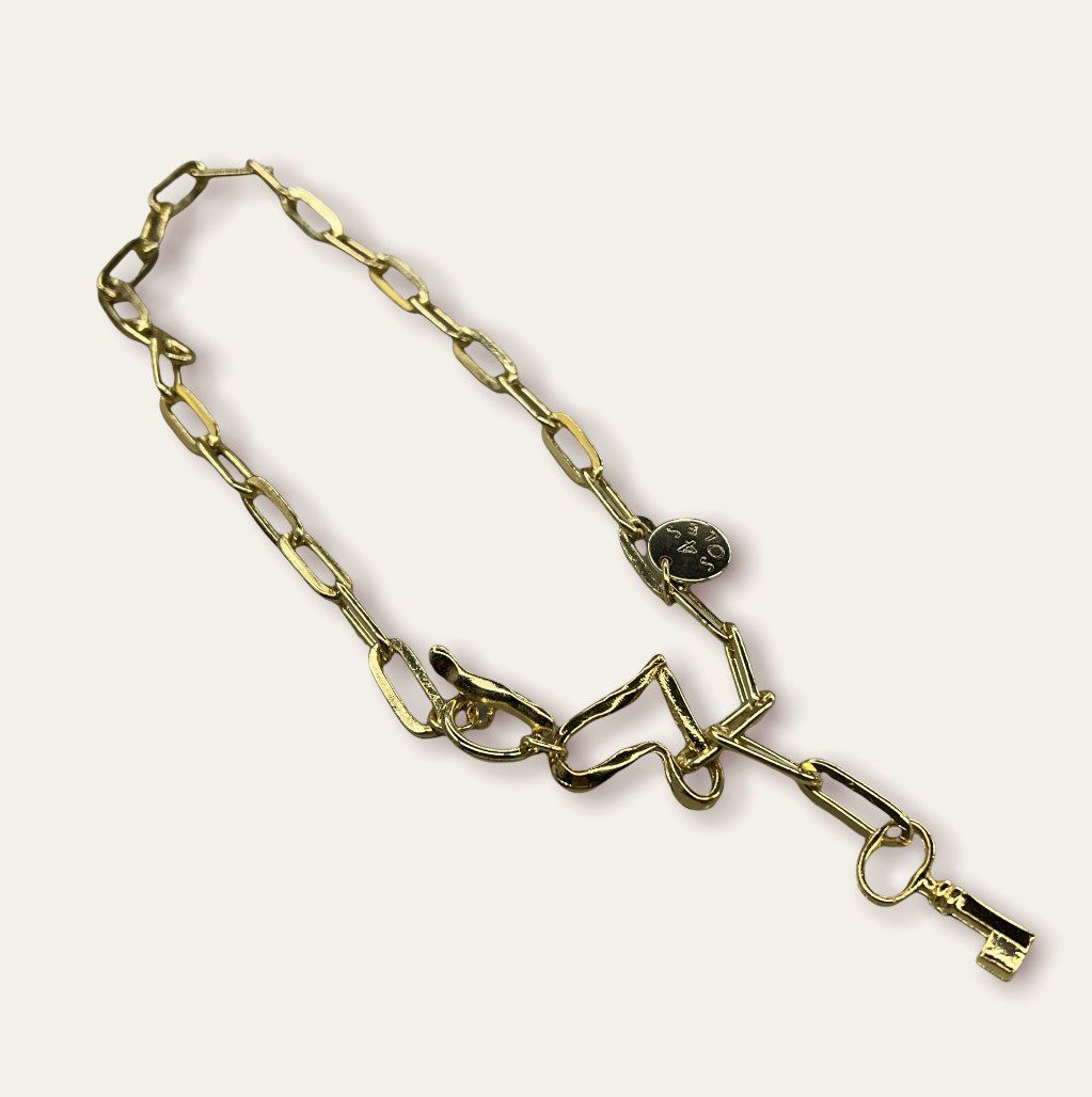 Heart &amp; key necklace by 4 soles