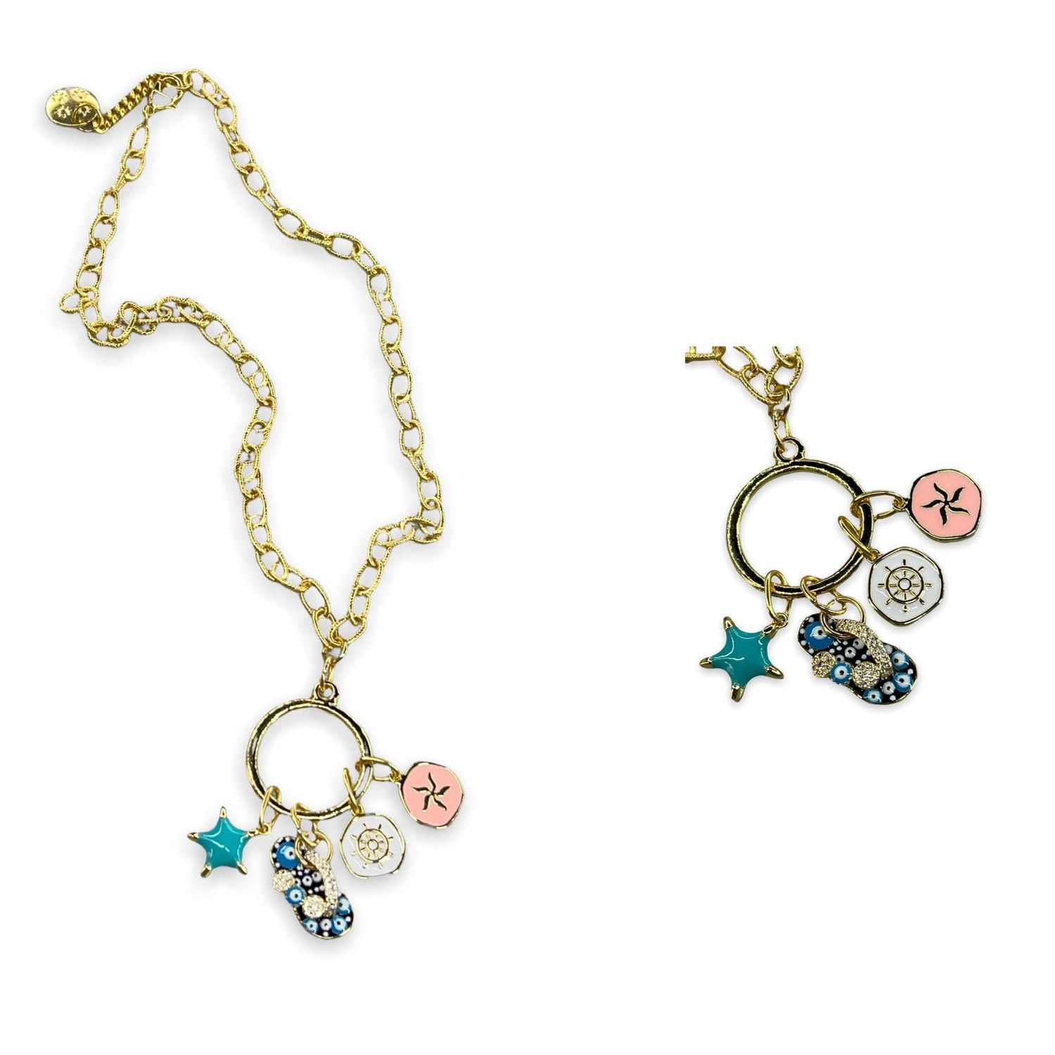 De playa 4 soles necklace